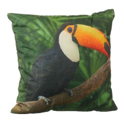 Coussin Toucan polyester 45x45cm