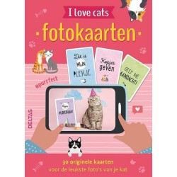Cartes photo Deltas - J'aime les chats