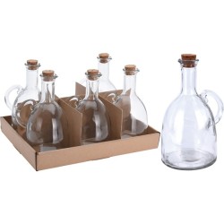 Bouteille d'huile/vinaigre en verre 500ml