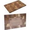 Planche à découper en bois d'acacia 36x23x1,5cm