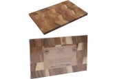 Planche à découper en bois d'acacia 36x23x1,5cm