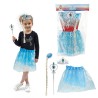 Toi Toys ICE PRINCESS Ensemble avec tutu + diadème et princesse bâton