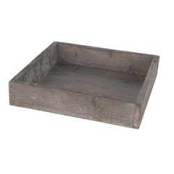 Dienblad hout 20x20x4cm