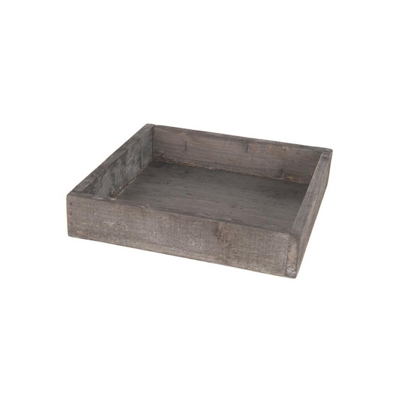 Dienblad hout 20x20x4cm