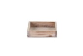 Dienblad hout 14x14x3cm