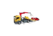 Bruder MAN TGS afsleepwagen met roadster (met licht en geluid module)