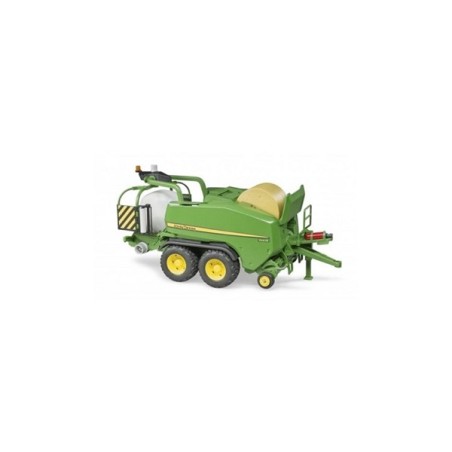Enrubanneuse Bruder John Deere avec 1 balle de foin