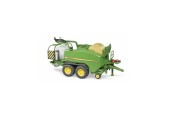 Enrubanneuse Bruder John Deere avec 1 balle de foin
