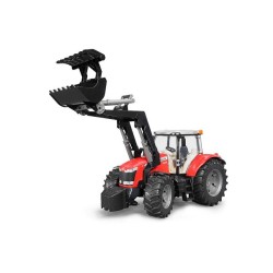 Tracteur Bruder Massey Ferguson 7624 avec chargeur frontal