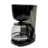 Cafetière Elta 10 tasses 1,25L 750W noire avec verseuse en verre