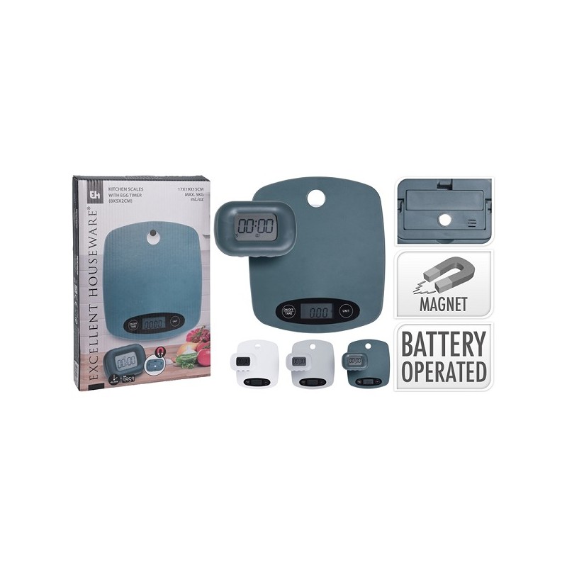 Balance de cuisine Excellent Houseware avec minuteur