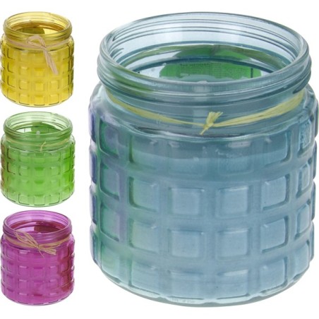 Bougie citronnelle en pot en verre Ø11x12cm