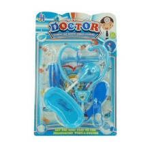 Set de médecin avec lumière et son bleu