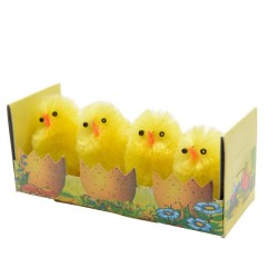 Poussins chenille 4cm boîte de 4 pièces