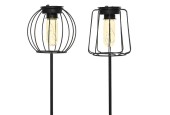 Lumineo LED Solar Lantaarn Op Steker Ø13cm. Hoogte 49 Cm.