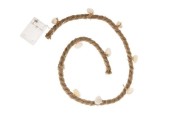 Dijk Natural Collections  Jute touw met 20 led en 10 schelpen 100x1,2cm op batterij