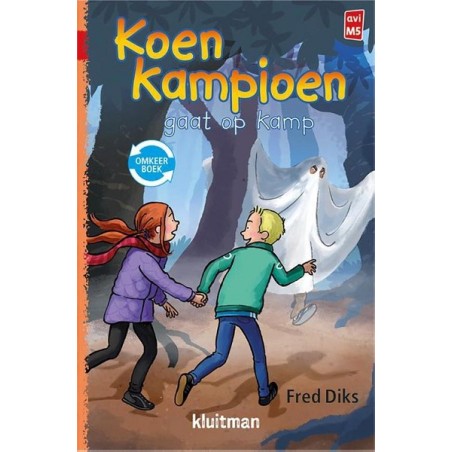 Kluitman Koen omkeerboek Op kamp/In de krant (AVI M5)