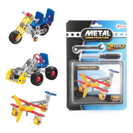 Toi Toys Construisez votre propre véhicule en métal