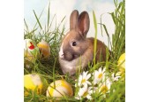 Ambiente Servetten 33x33cm Brown Rabbit 20 stuks