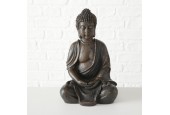Boltze Home Statue Bouddha H30cm polyrésine marron