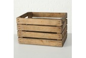 Boltze Home Caisse en bois Léa 50x40x30cm