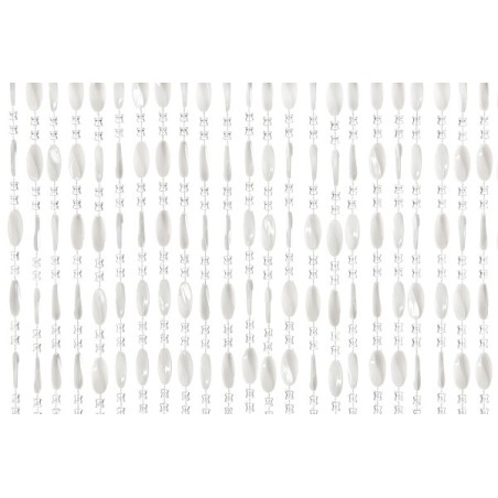Rideau anti-mouches Charlotte 90x220cm blanc 100% PVC