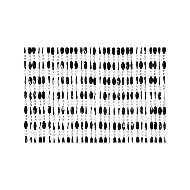 Rideau anti-mouches Charlotte 100x240cm noir 100% PVC