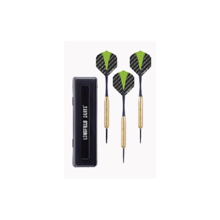 Longfield darts brass steeltip 24 gram in kunststof etui