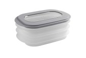 Sunware Sigma Home Vleeswarendoos 1,1 liter grijs 26,5x17,2x10,5cm