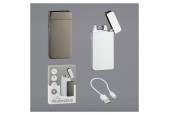 Briquet électrique rechargeable 3,5x7cm en coffret cadeau