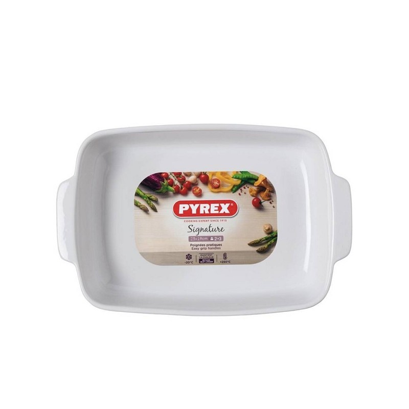 Pyrex SIGNATURE  ovenschaal 25x19x7cm wit