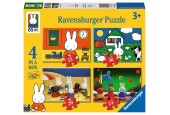 Puzzle Ravensburger 65e anniversaire de Miffy 4 en 1