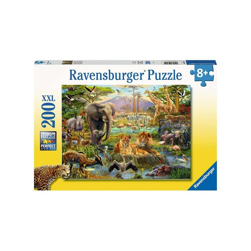 Ravensburger puzzel Dieren van de Savanne 200 stukjes