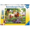 Ravensburger puzzel Wilde paarden bij de rivier 300 stukjes