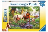 Ravensburger puzzle Chevaux sauvages au bord de la rivière 300 pièces