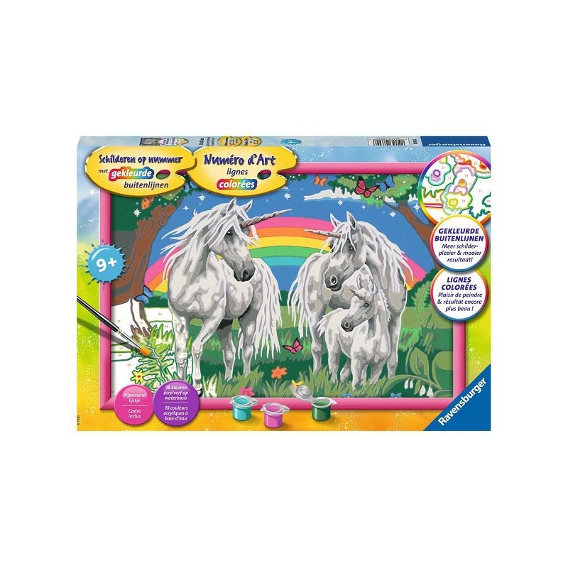 Ravensburger Schilderen op nummer Land van de eenhoorns