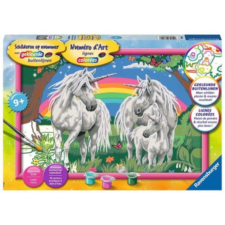 Ravensburger Schilderen op nummer Land van de eenhoorns