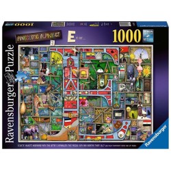 Ravensburger puzzel Awesome Alphabet E & F 1000 stukjes