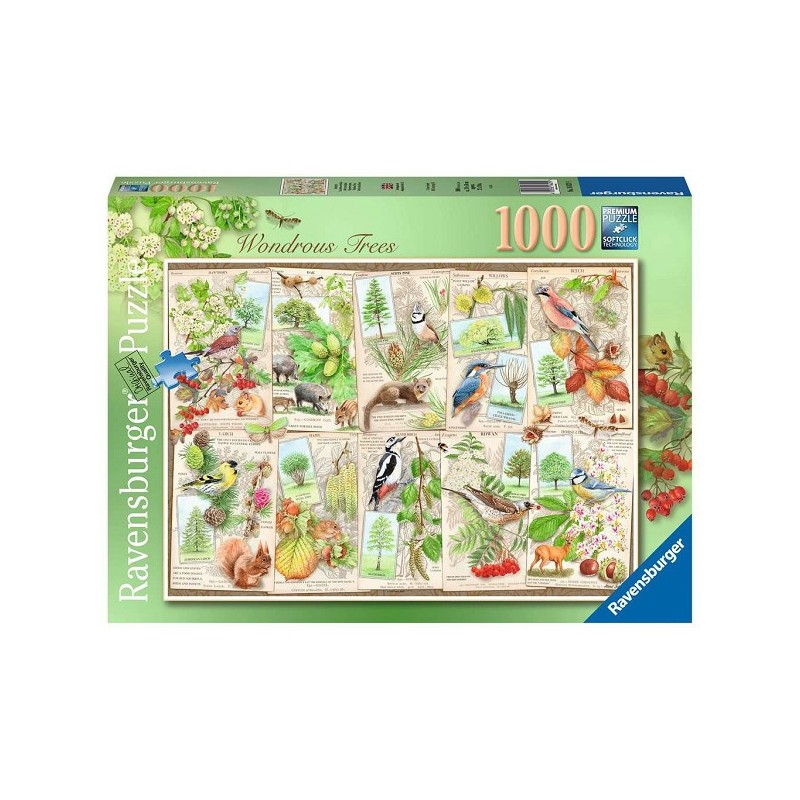 Puzzle Ravensburger Spécial arbres 1000 pièces