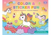 Deltas Color & Sticker Fun - Licornes magiques