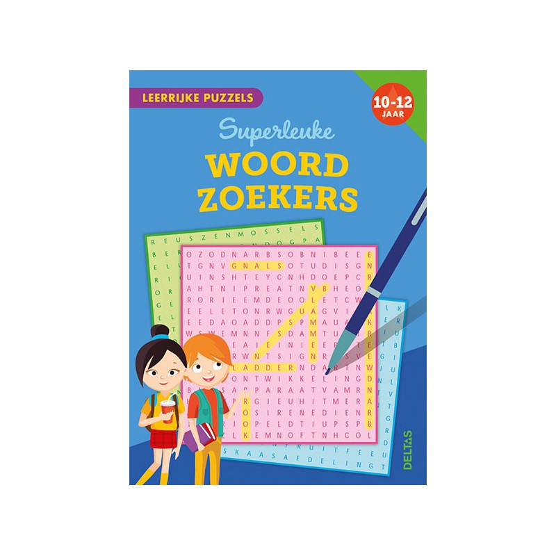 Deltas Leerrijke puzzels - Superleuke woordzoekers (10-12 j.)
