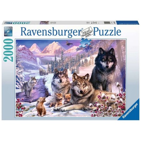 Ravensburger puzzel Wolven in de Sneeuw 2000 stukjes