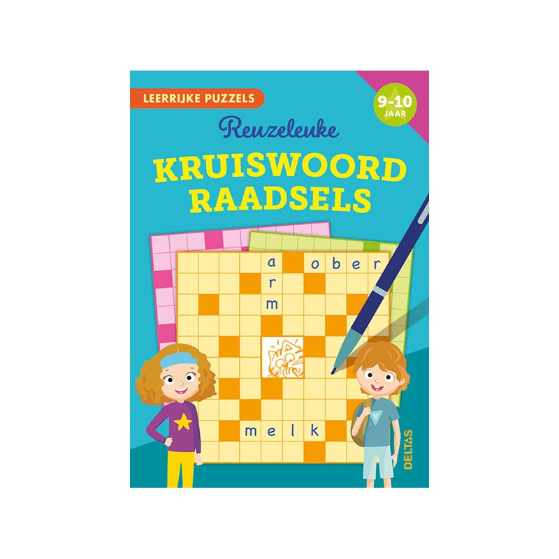 Deltas Puzzles éducatifs - Très jolis mots croisés (9-10 ans)