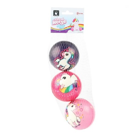 Toi Toys Dream Horse 3 boules en filet licorne Ø7,6cm
