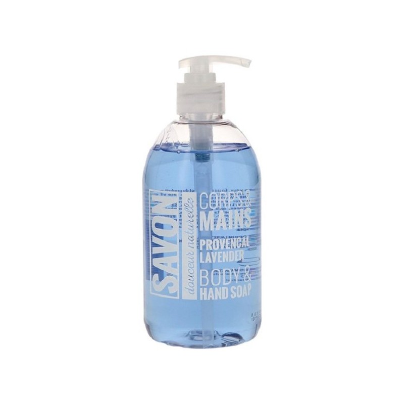 Savon Body & hand soap lavendel pompje 500ml