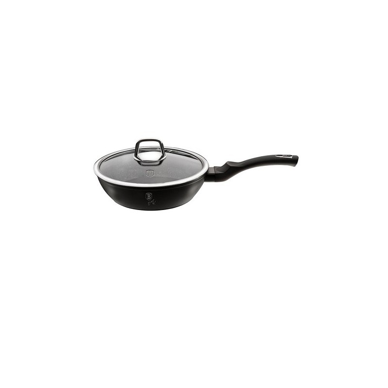 BerlingerHaus Black Silver Casserole avec couvercle Ø24cm pour induction