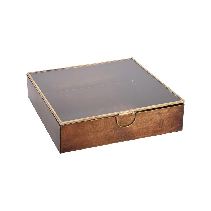 Boîte à bijoux métal 20x13cm