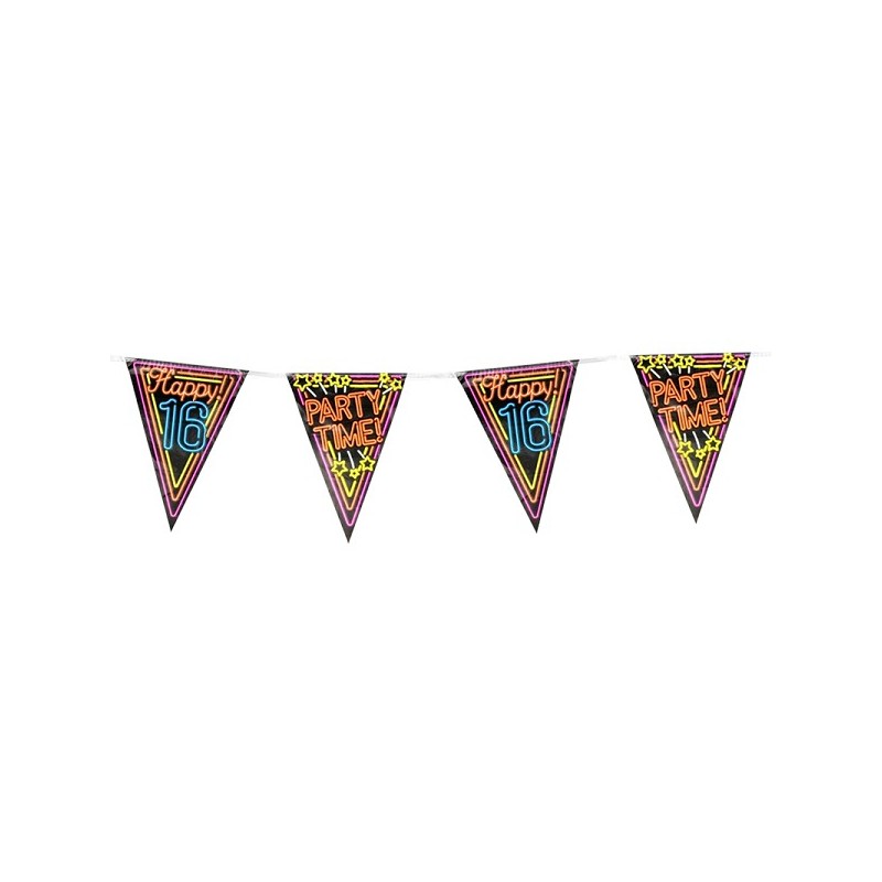 Paperdreams Neon party flag - 16