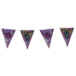 Paperdreams Drapeau de fête néon - Sarah