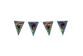 Paperdreams Neon party flag - Happy birthday